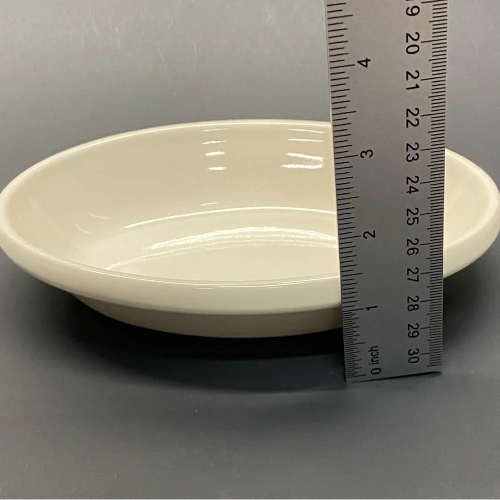 Vintage Brighton Restaurant Ware Oval Stoneware Side Dish Trinket 6.5 in. Soap